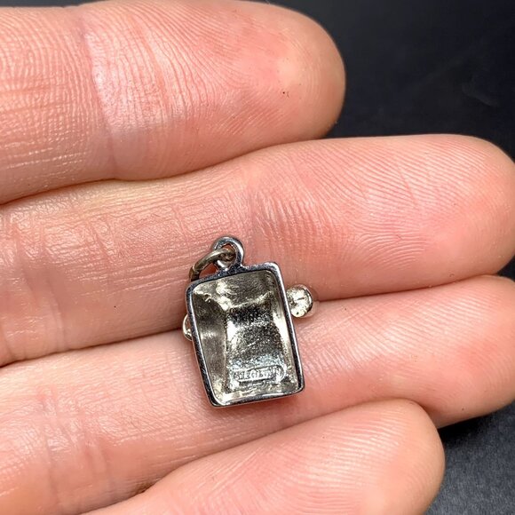 VTG Solid Sterling Silver 925 Fine Rotary Telephone Traditional Dangle Charm - Picture 6 of 11